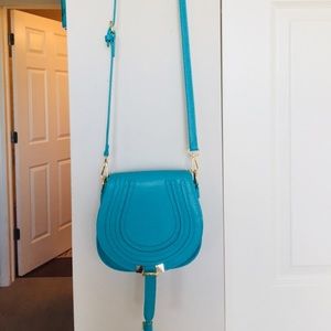 Turquoise crossbody bag